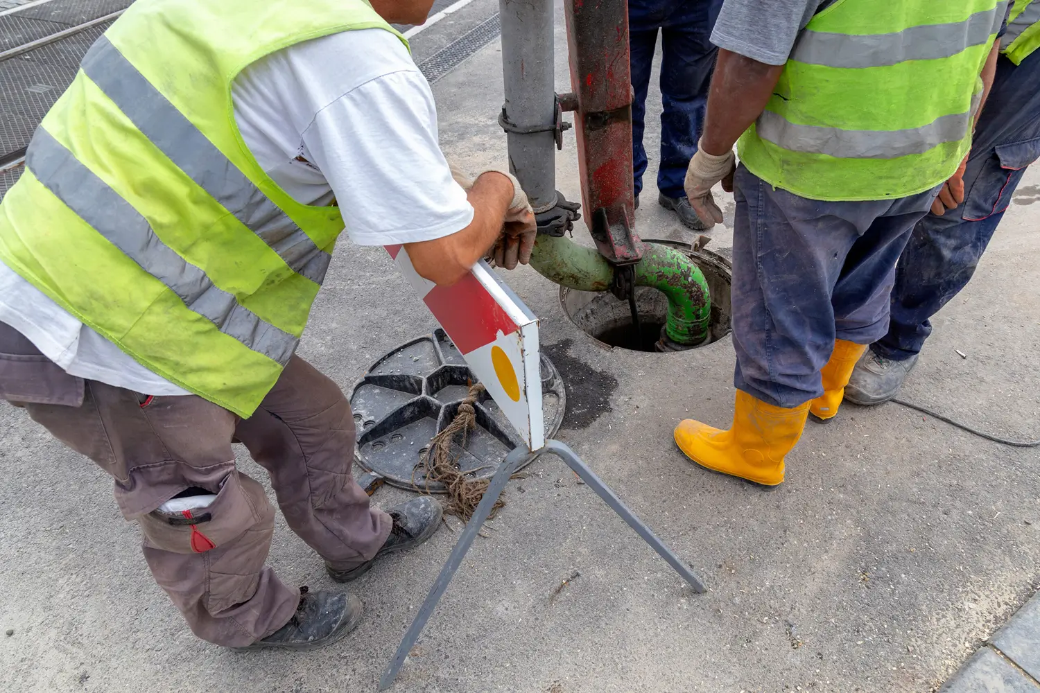 CCTV drain survey inspection in Bagshot